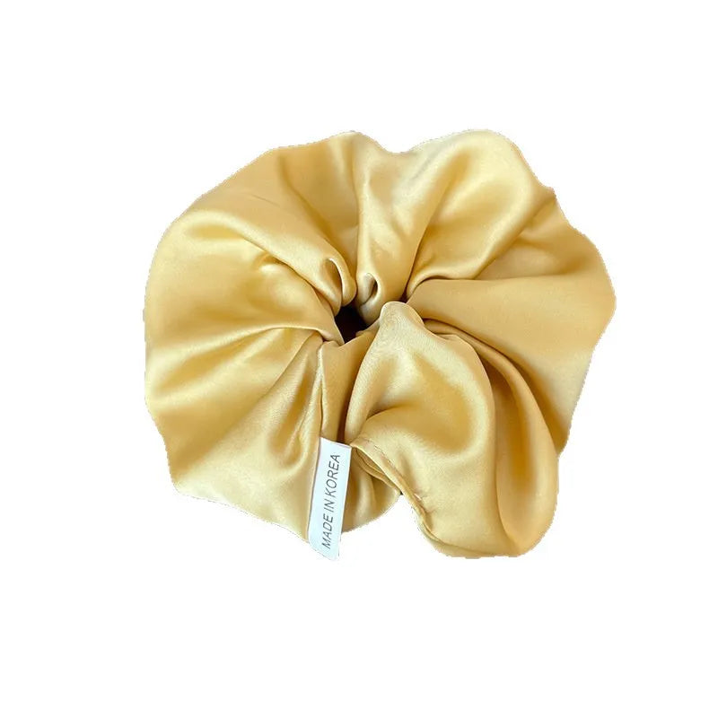 💛 Sweet Yellow Plaid Hair Band & Scrunchie Set 💛