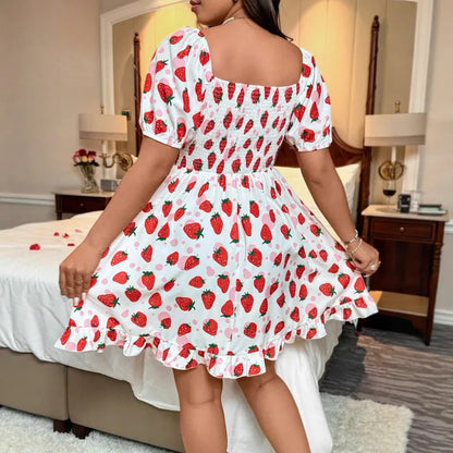 🍓 Strawberry Print Dress 🍓