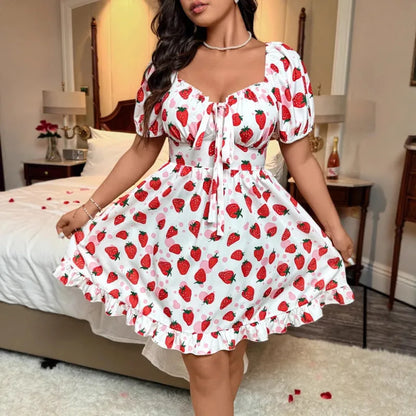 🍓 Strawberry Print Dress 🍓