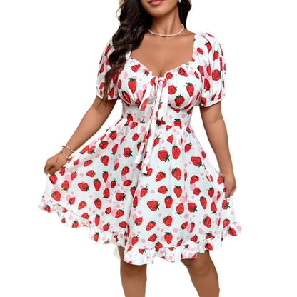 🍓 Strawberry Print Dress 🍓