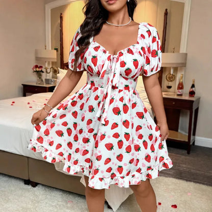 🍓 Strawberry Print Dress 🍓