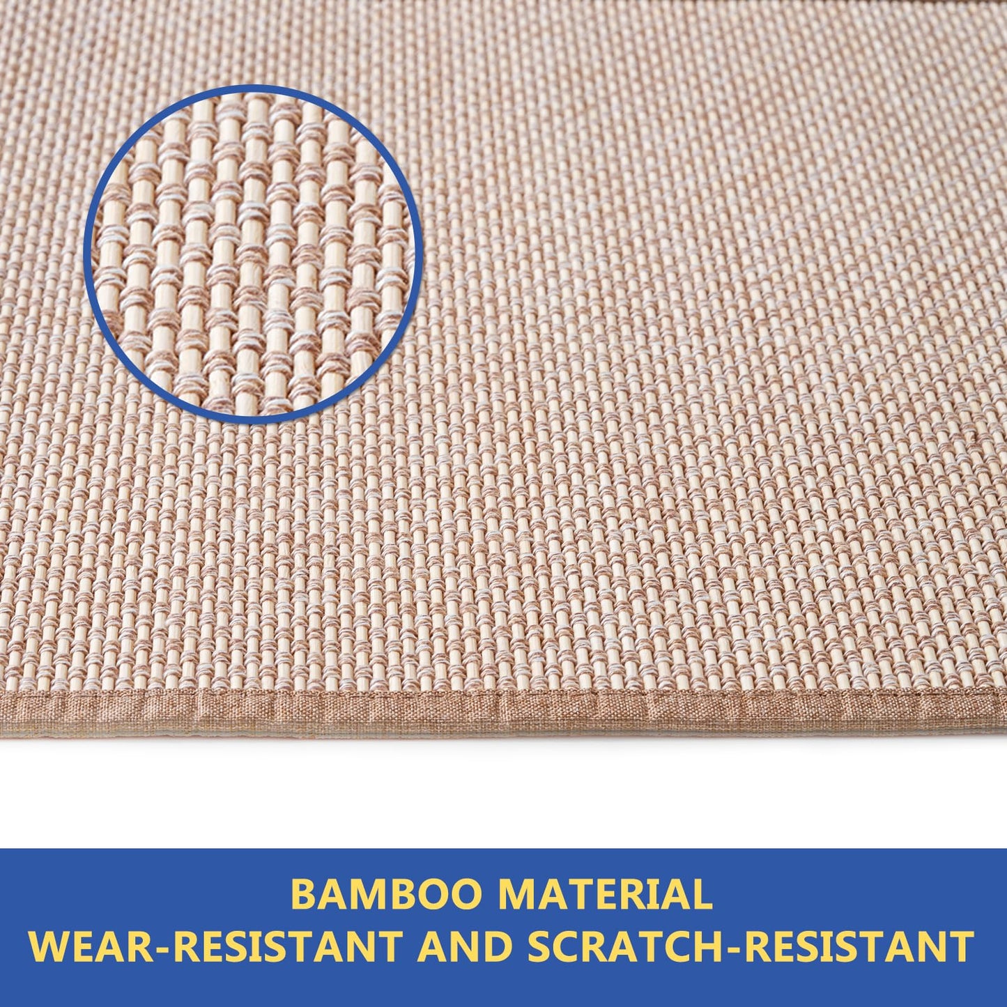 🐱🌿 2-Pack Bamboo Cat Scratcher Mat – 60x40cm 🌿🐱