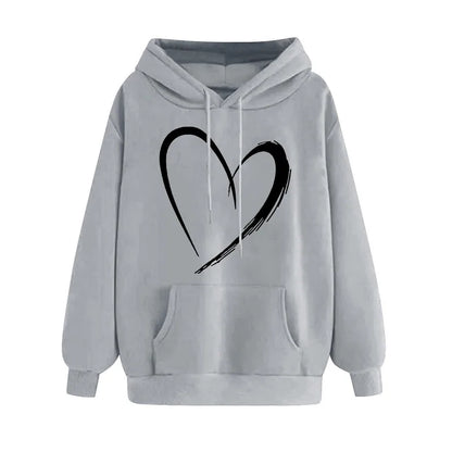 🤍 Elegant Heart Hoodies (Multiple Colour Choices!) 🤍