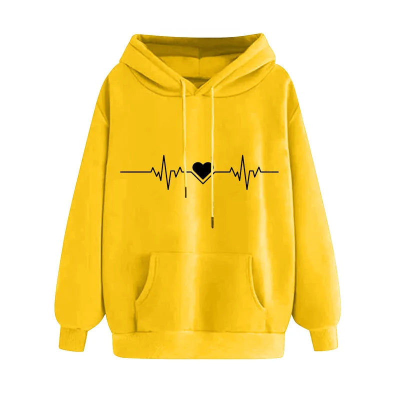 💓 Heartbeat Hoodies (Multiple Colours Available!) 💓
