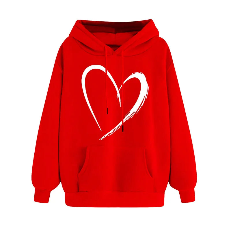 🤍 Elegant Heart Hoodies (Multiple Colour Choices!) 🤍