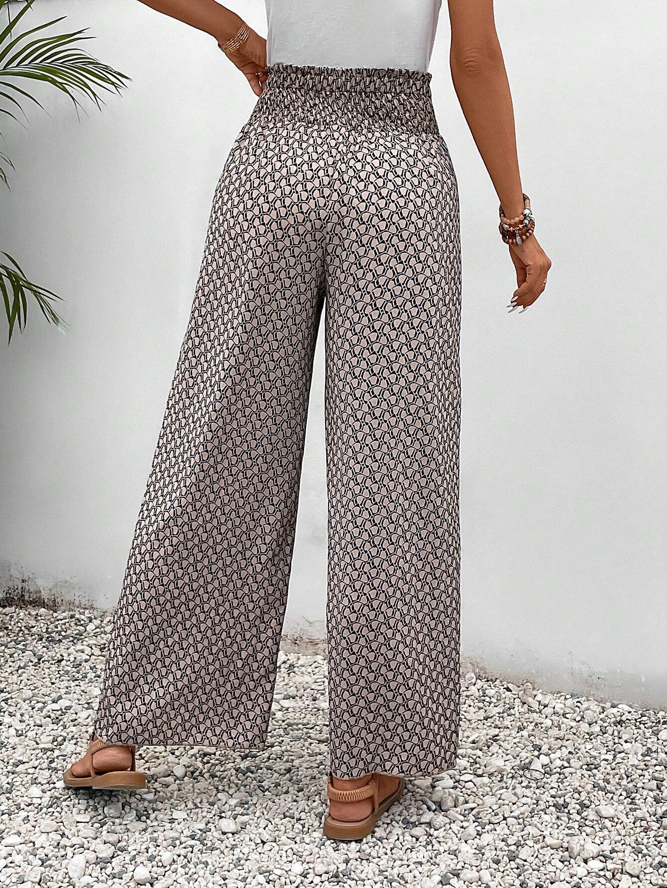 🌸 Floral Side Slit Wide Leg Skirt Pants 🌸