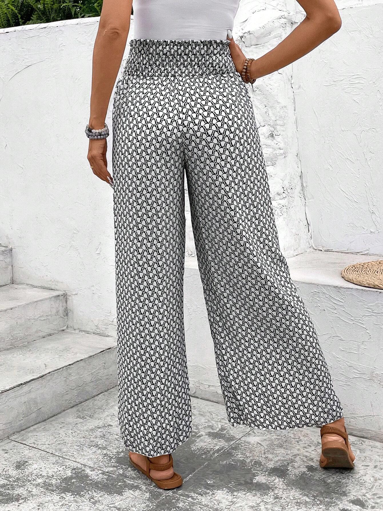 🌸 Floral Side Slit Wide Leg Skirt Pants 🌸