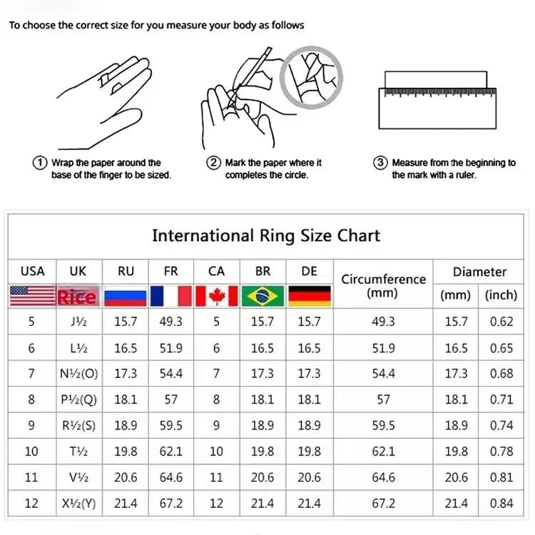💎 Titanium Steel Diamond-Inlay Rings 💎