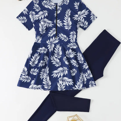 🌴 Tropical Women’s Split Swimsuit 🌴