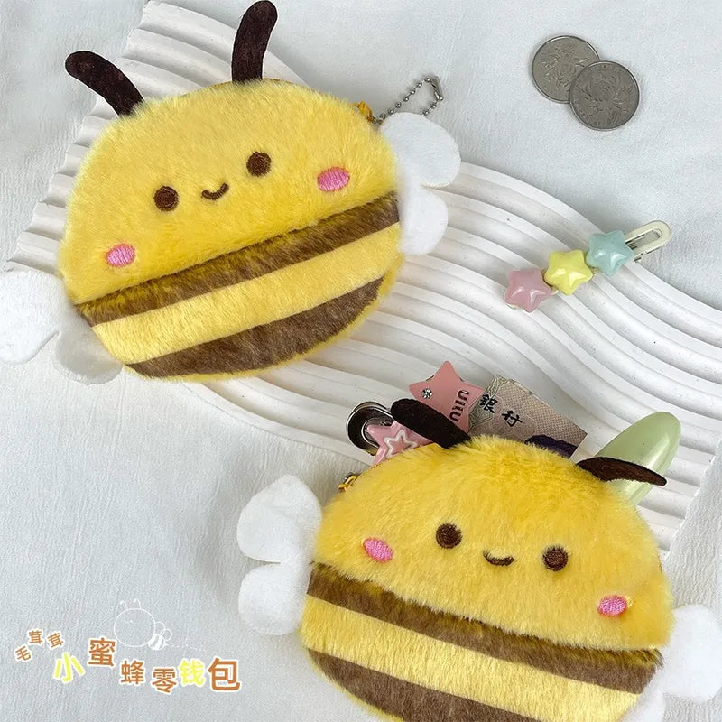 🐝 Bee Plushie Zipper Coin Purse 🐝