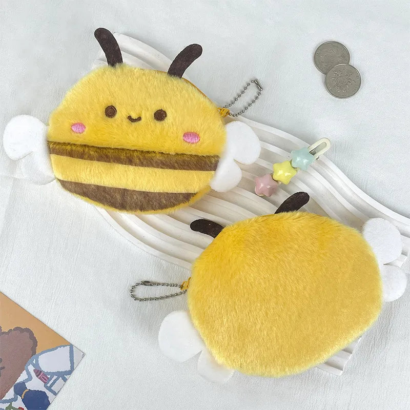 🐝 Bee Plushie Zipper Coin Purse 🐝