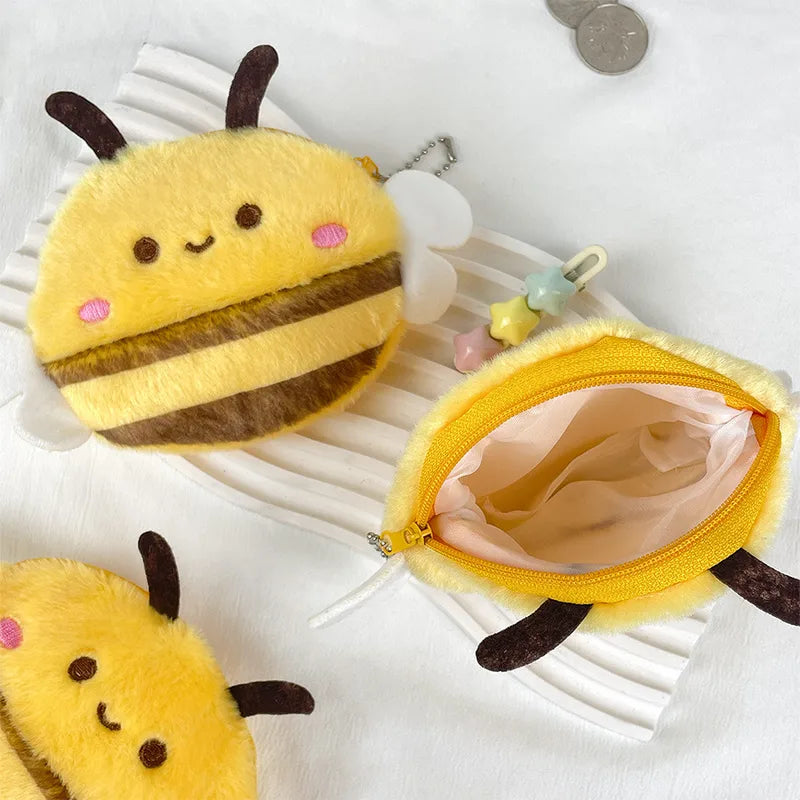 🐝 Bee Plushie Zipper Coin Purse 🐝