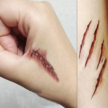 🩸 3 Sheets of Gory Halloween Makeup Looks 🩸