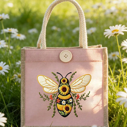 🐝 Embroidered Bee Handbags 🐝