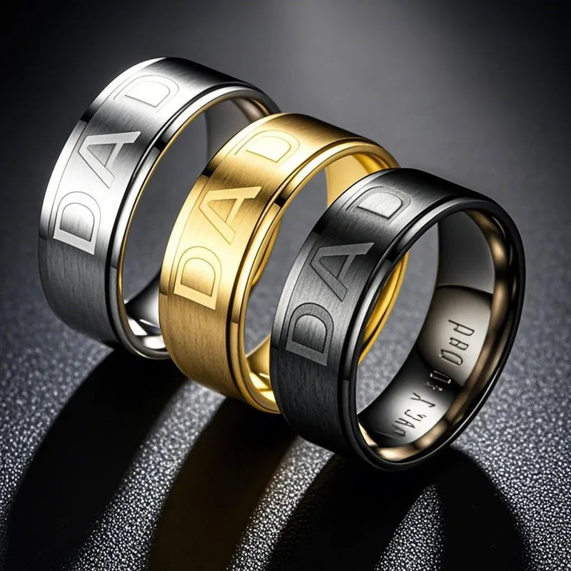 🤍 Engraved Dad Rings 🤍