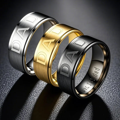 🤍 Engraved Dad Rings 🤍
