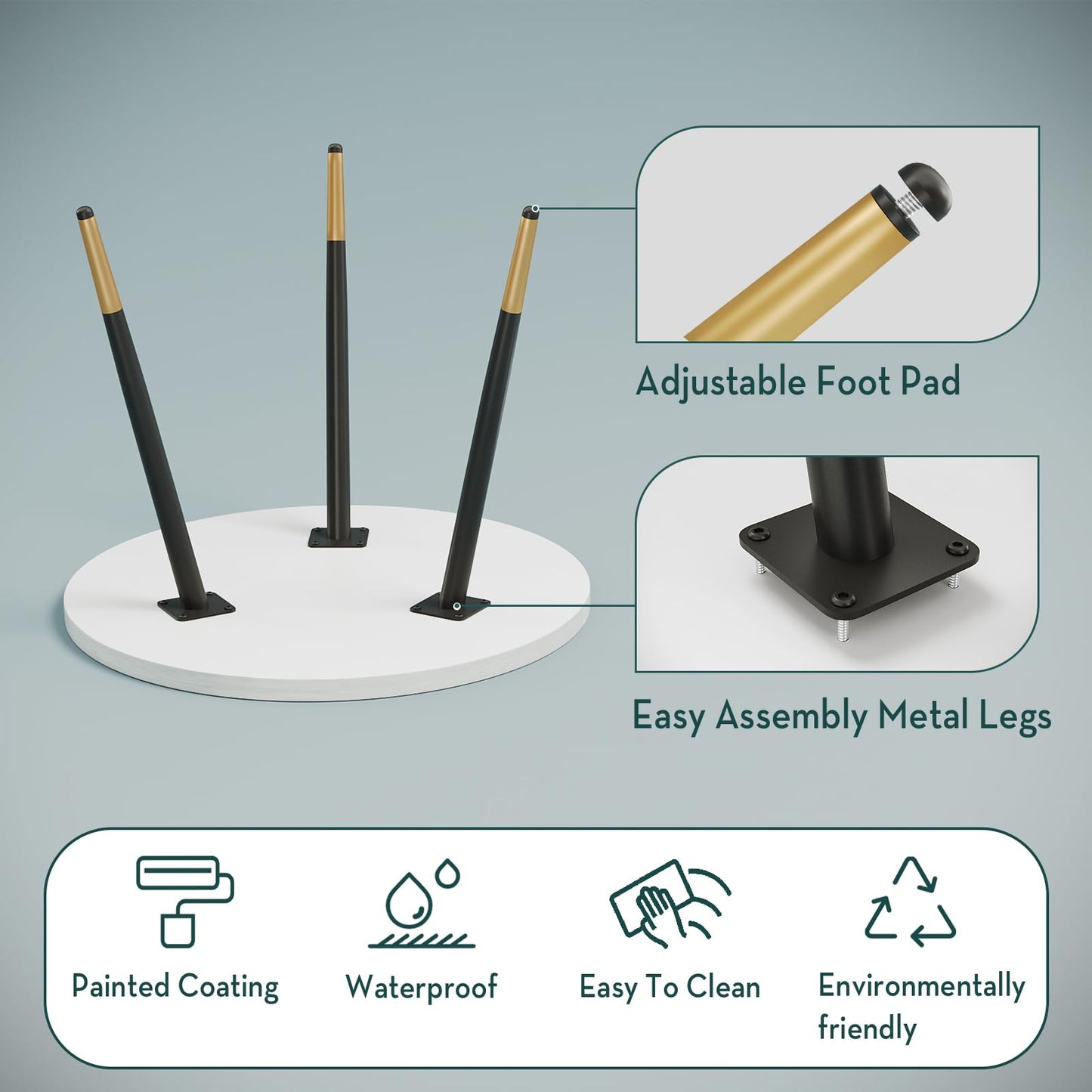 White Round Coffee Table