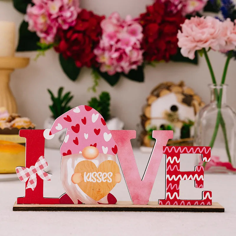 💘 Valentine’s Day Wooden Letter Decorations 💘