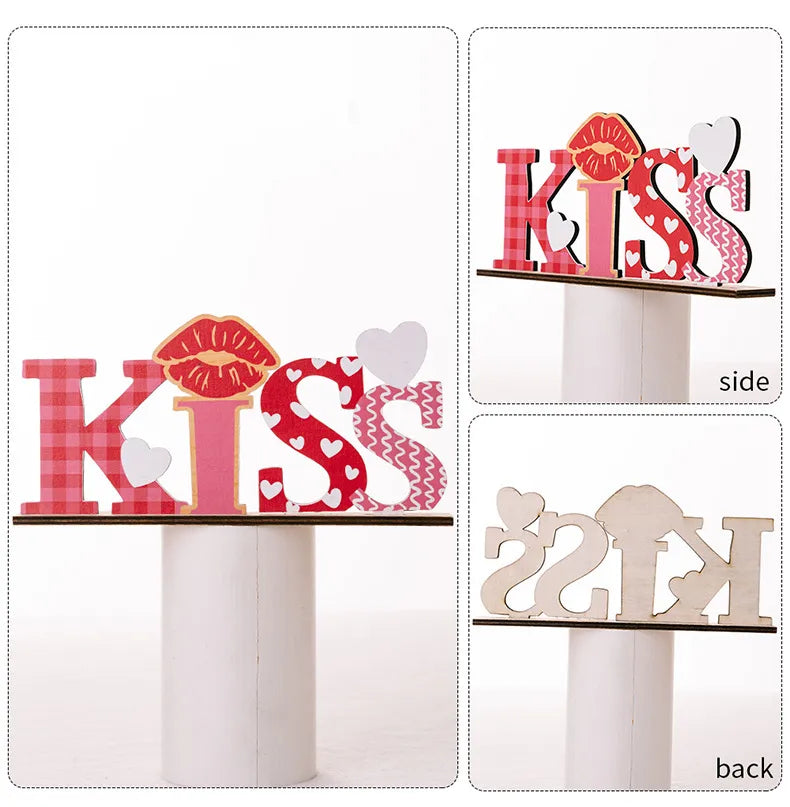 💘 Valentine’s Day Wooden Letter Decorations 💘