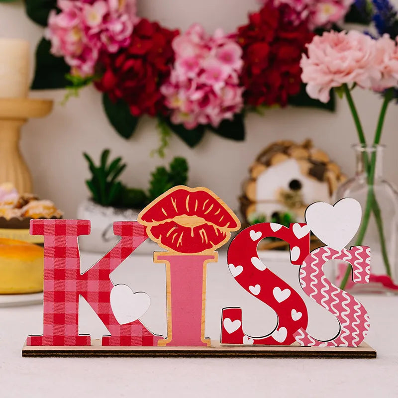 💘 Valentine’s Day Wooden Letter Decorations 💘