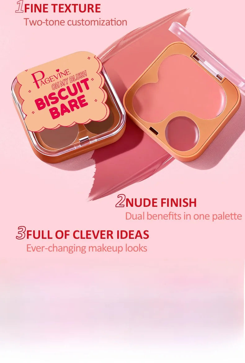 🍪 Velvet Highlight Contour Blush Concealer Palette 🍪