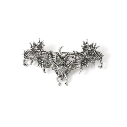 🌙🦇 Moon Flower Bat Hairpin 🦇🌙