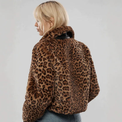 Leopard Print Coat
