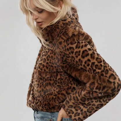 Leopard Print Coat