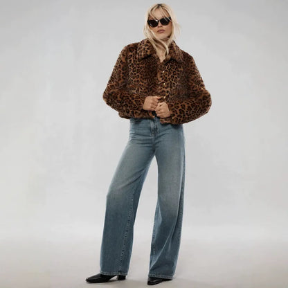 Leopard Print Coat