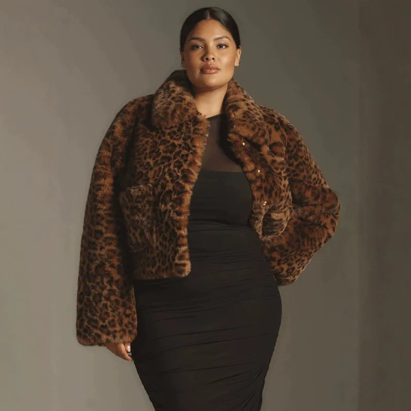 Leopard Print Coat