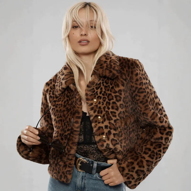 Leopard Print Coat