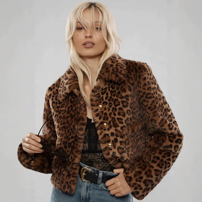 Leopard Print Coat