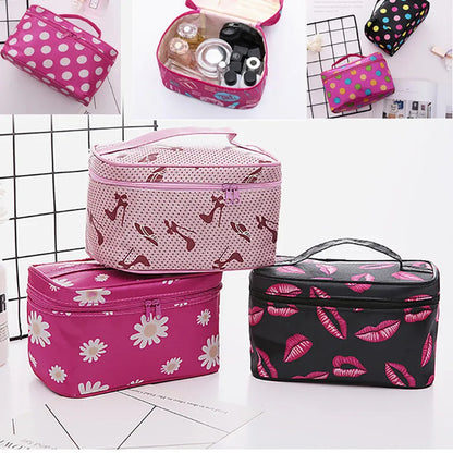 💄💋 Vintage Style Polyester Square Makeup Bags 💋💄