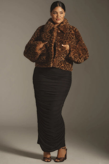 Leopard Print Coat