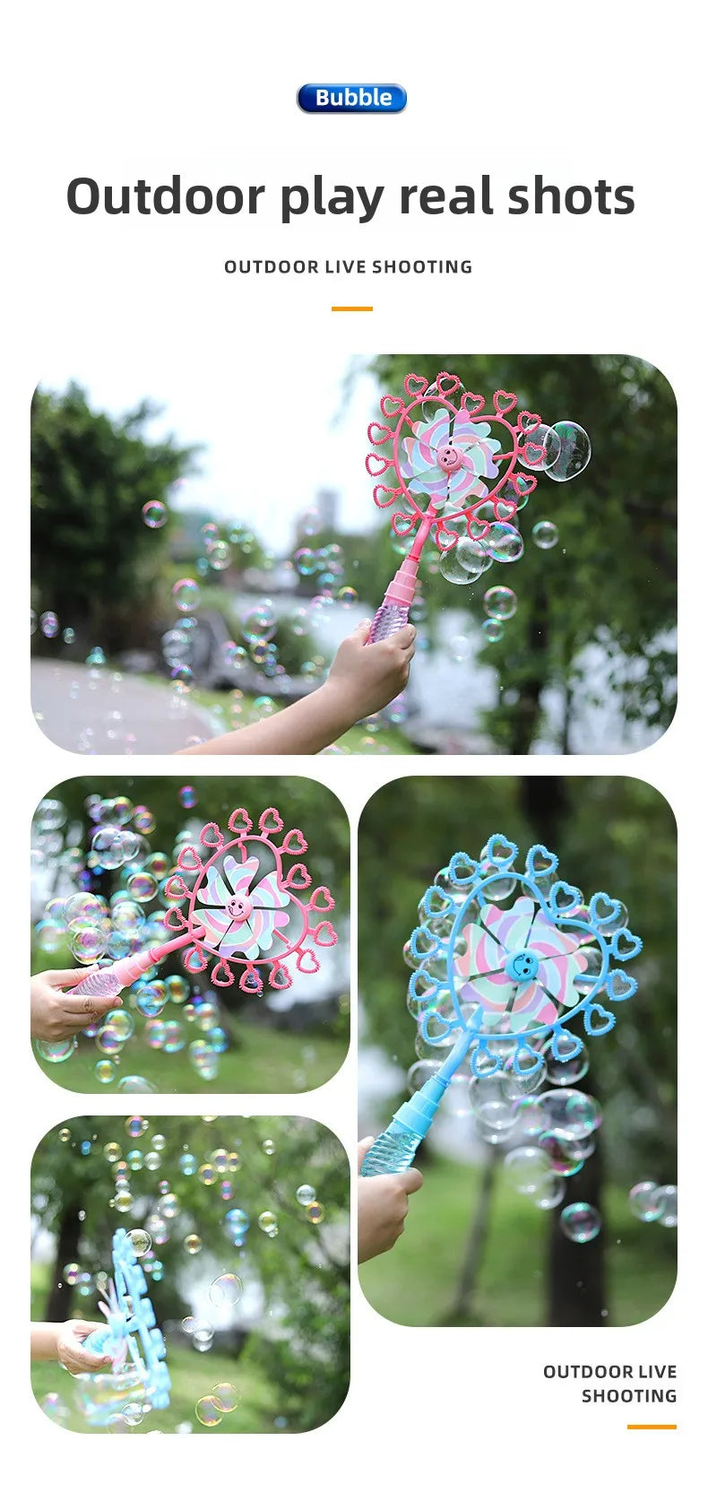 💦 Smiley Face Bubble Wands With Bubbles 💦
