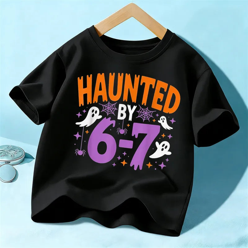 👻 "Haunted By 6/7" Kids T-Shirts (Multiple Colour Choices!) 👻