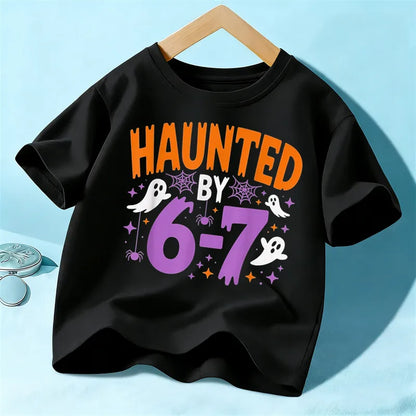 👻 "Haunted By 6/7" Kids T-Shirts (Multiple Colour Choices!) 👻
