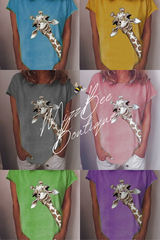 Ladies Giraffe T-Shirts