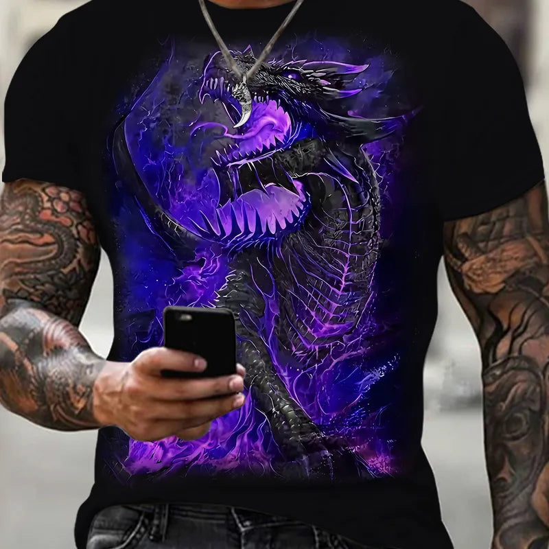 🐉💜 Purple Dragon Men’s T-Shirt 💜🐉
