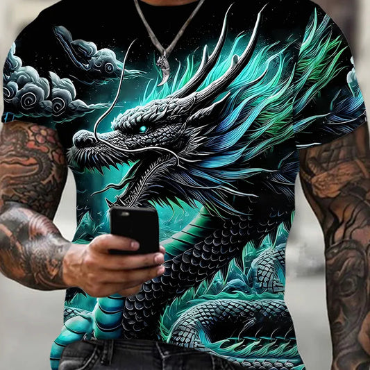 🐉💚 Green Dragon Men’s T-Shirt 💚🐉