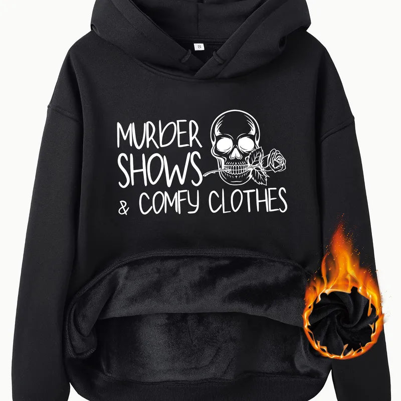 🖤 "Murder Shows & Comfy Clothes" Hoodies (8 Colour Choices!) 🖤