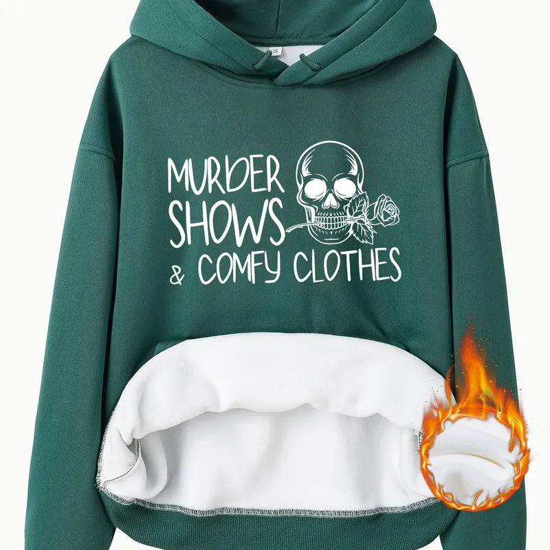 🖤 "Murder Shows & Comfy Clothes" Hoodies (8 Colour Choices!) 🖤