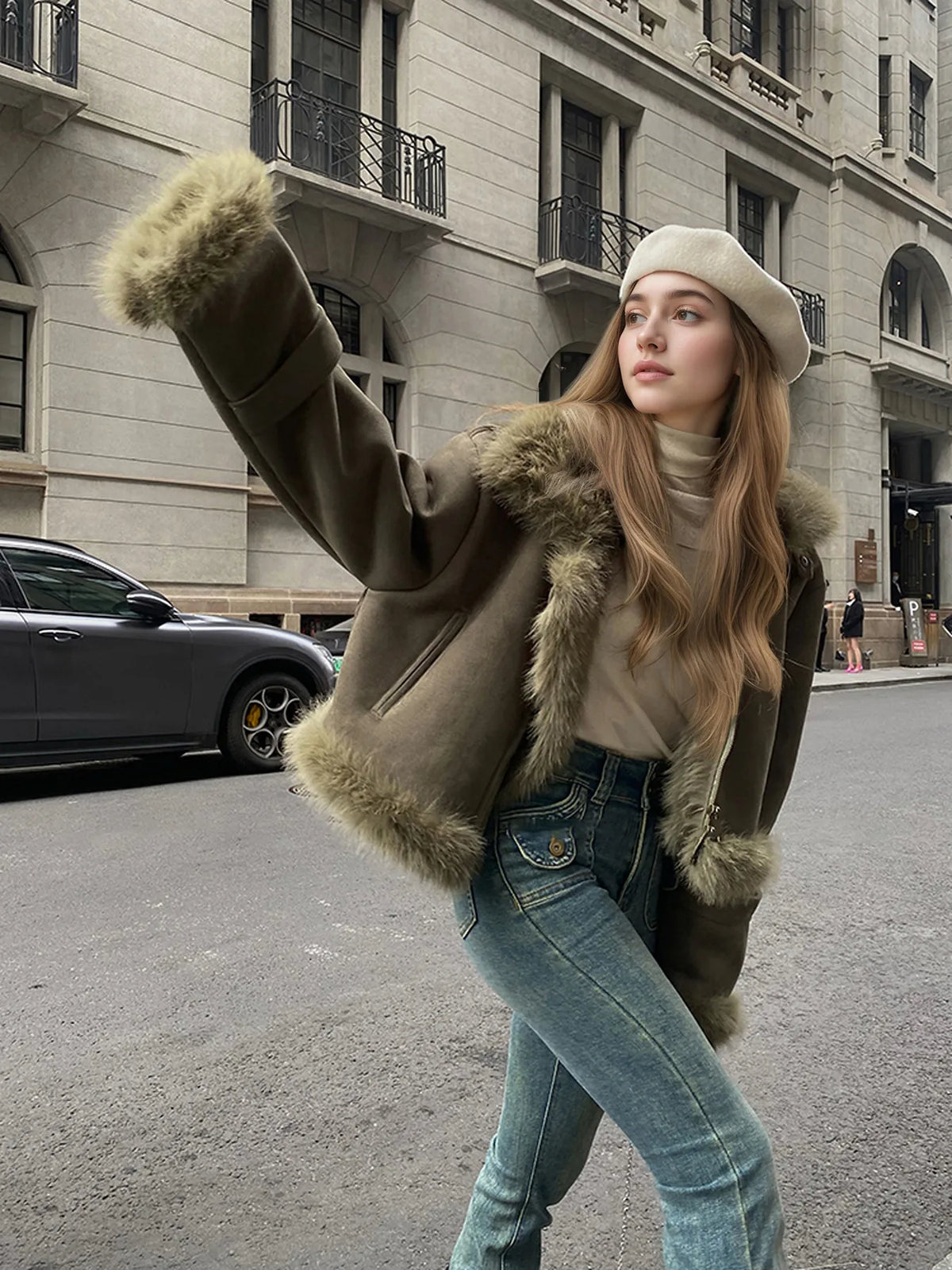 Fur Jackets (2 Colour Choices!)