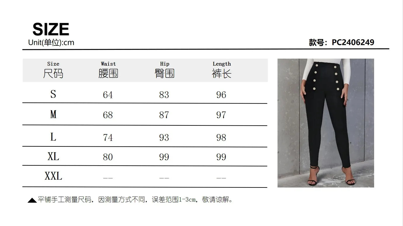 🖤 Black Button Leggings 🖤