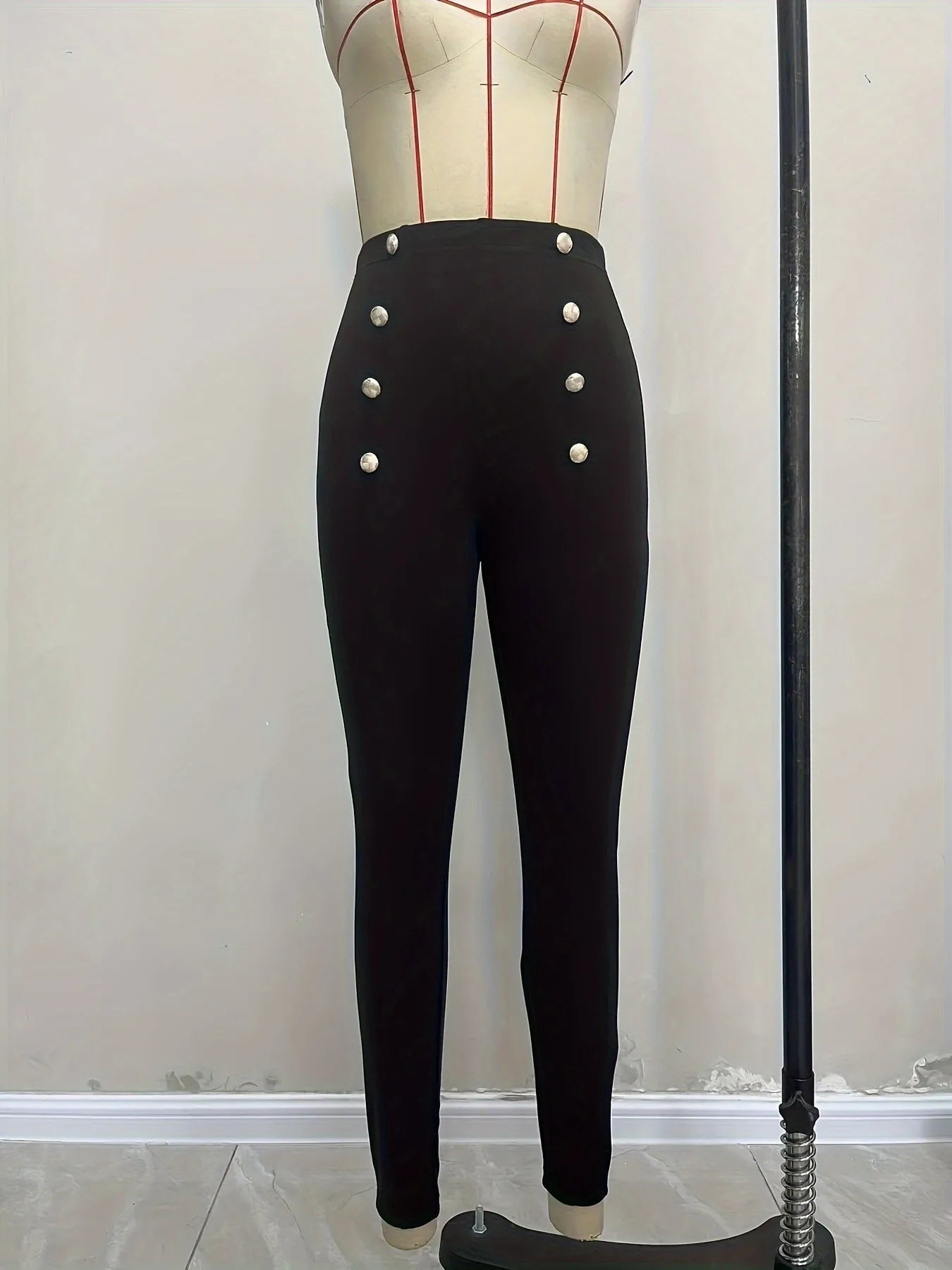 🖤 Black Button Leggings 🖤