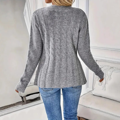 🤍 Casual Long Sleeve Knitted Open Cardigan 🤍
