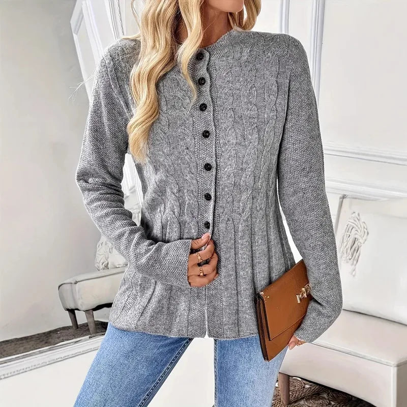 🤍 Casual Long Sleeve Knitted Open Cardigan 🤍
