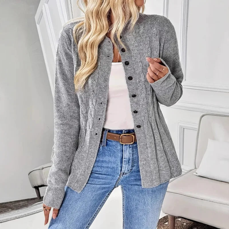 🤍 Casual Long Sleeve Knitted Open Cardigan 🤍