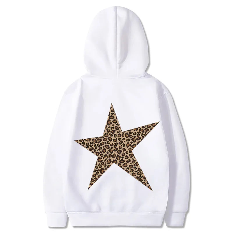 🐆⭐ Leopard Print Star Hoodie ⭐🐆