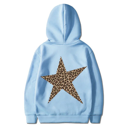 🐆⭐ Leopard Print Star Hoodie ⭐🐆